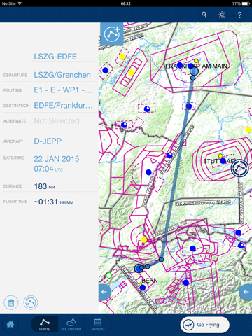 Jeppesen Mobile FliteDeck VFR screenshot 2