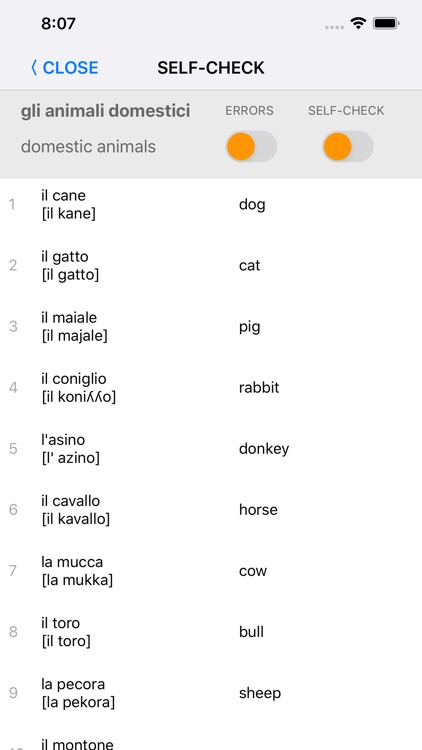 Learn Italian words with ST screenshot-6