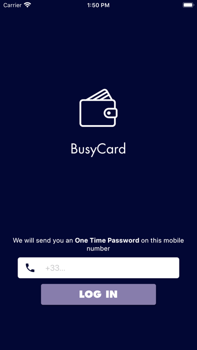 Screenshot #1 pour My BusyCard