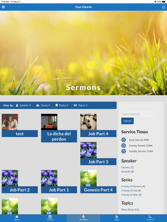 Our Church - By ChurchDev.com iPad screenshot 5 - Lifestyle app