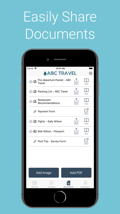 Oasis Travel App Screenshot