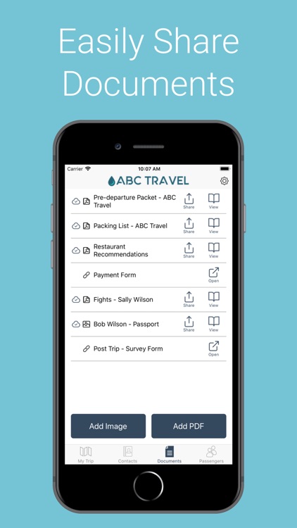 Oasis Travel App