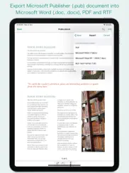pub reader - for ms publisher ipad capturas de pantalla 3