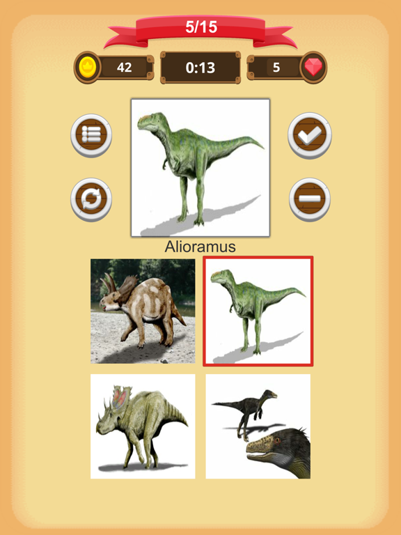 Dinosaurs - Jurassic Quiz iPad screenshot