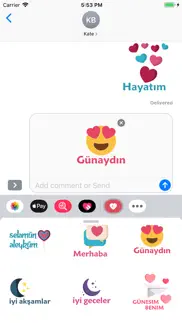 How to cancel & delete turkish love stickers 1
