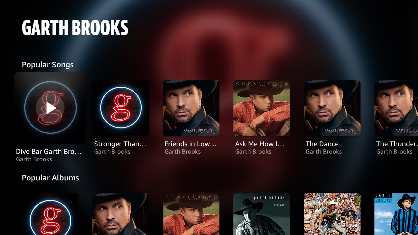 Amazon Music: Songs & Podcasts apple_tv screenshot 4