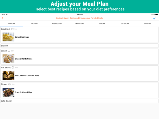Recipe Calendar - Meal Planner screenshot 2