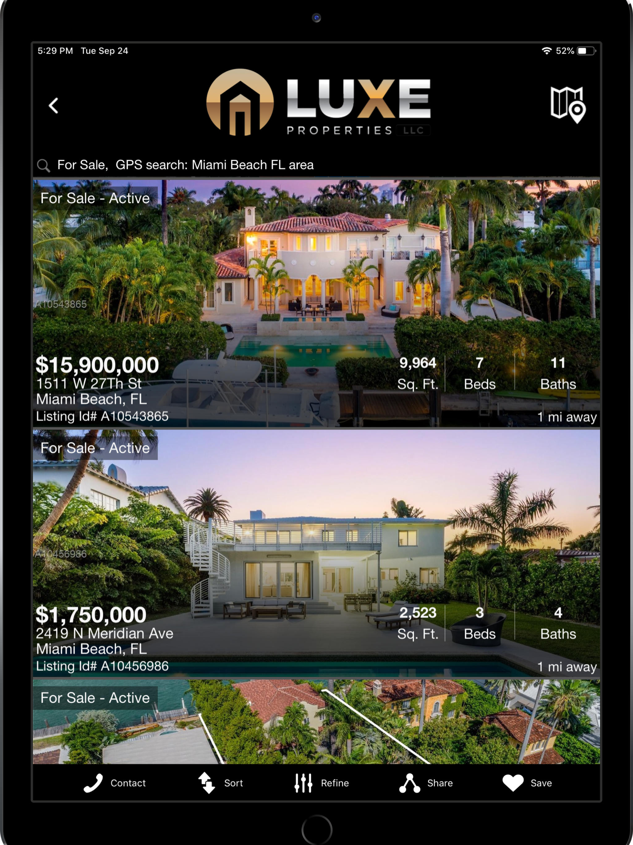 LUXE Properties screenshot 5