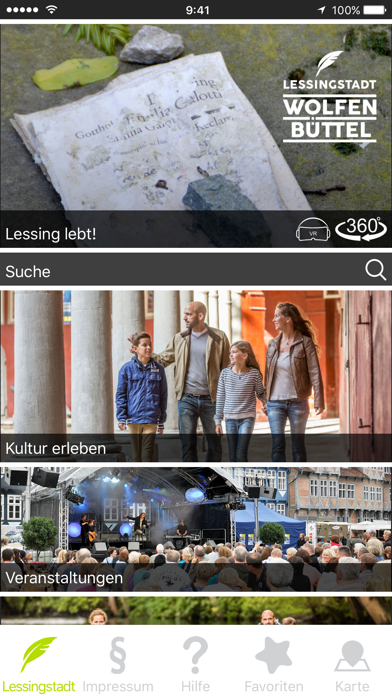 Lessingstadt Wolfenbüttel-App Screenshot