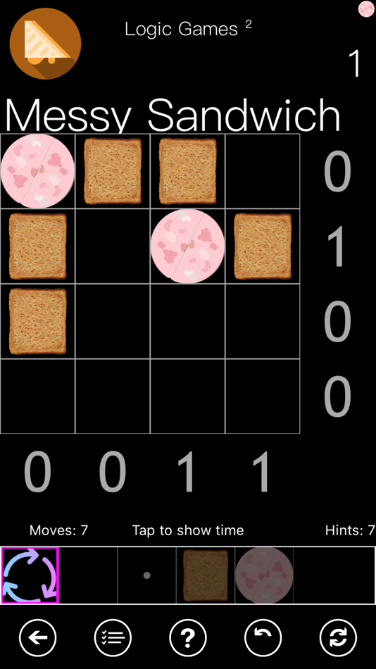 #7. 100² Logic Games-More puzzles (iOS) 由: Andrea Sabbatini