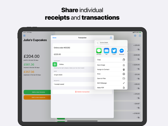 Microbooks® iPad screenshot 9 - Business app