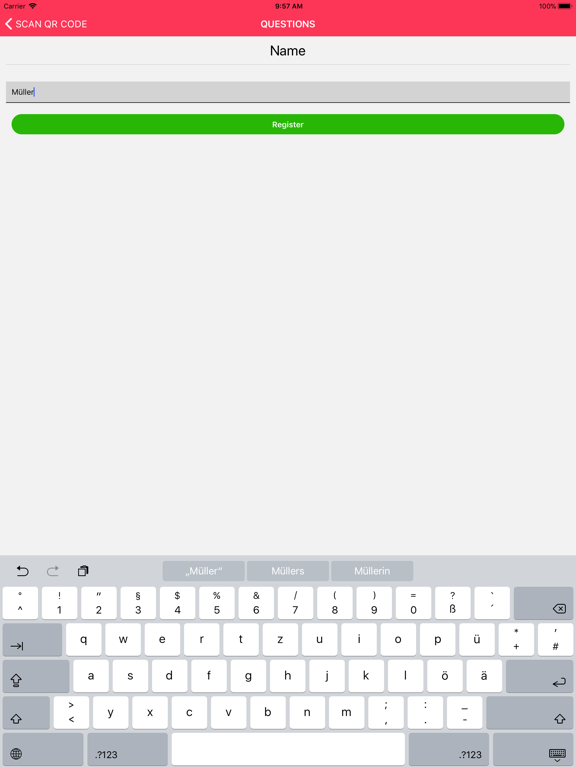 Digital-Queue iPad screenshot