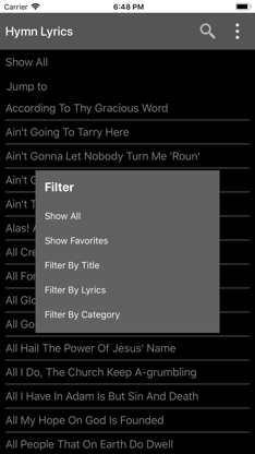 Hymn Lyrics screenshot 3