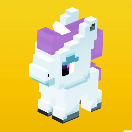 Running Unicorn Princess 3D icon