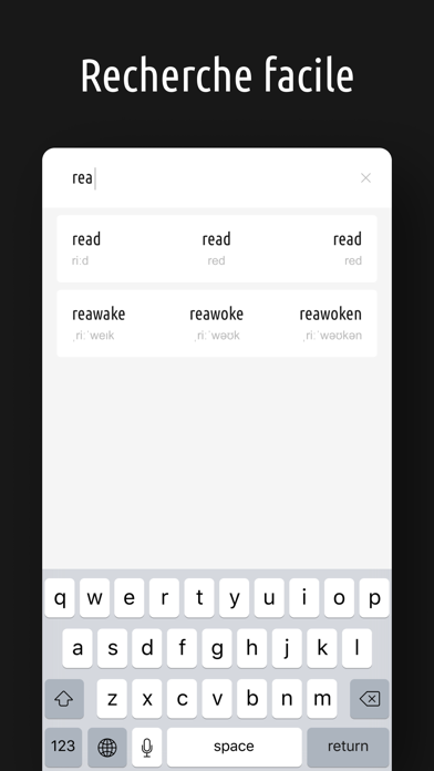 Screenshot #2 pour Simple Irregular Verbs
