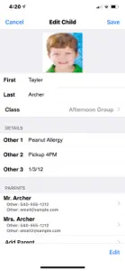 Daycare Assistant Daily Sheets screenshot #2 for iPhone