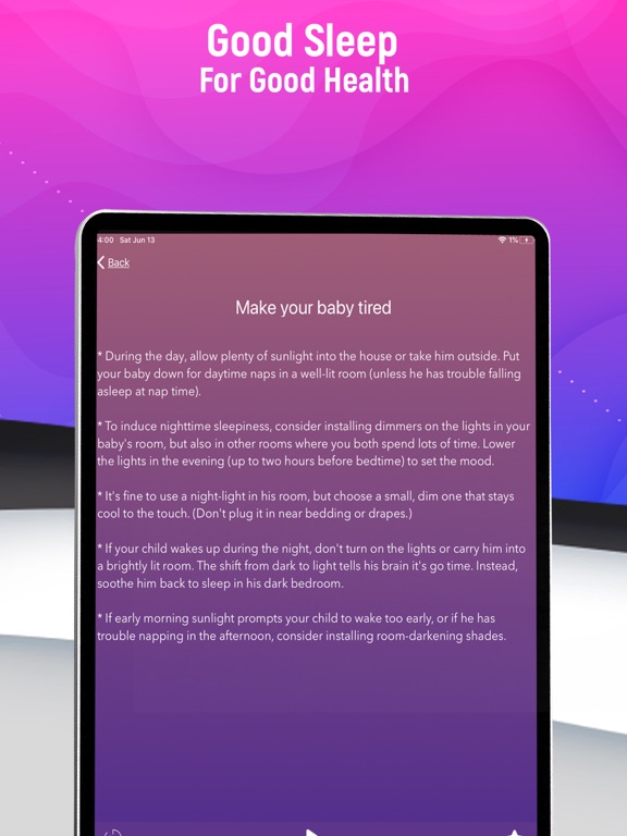 Baby Sleep - Calming Sounds iPad screenshot 7 - Lifestyle app