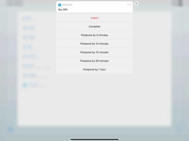 ‎SmallTask - Simple To-Do List Screenshot