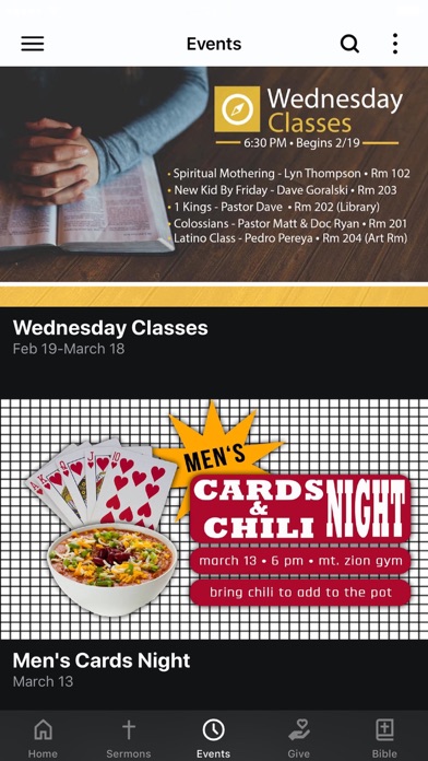 Screenshot 3 of Mt. Zion Christian Church App