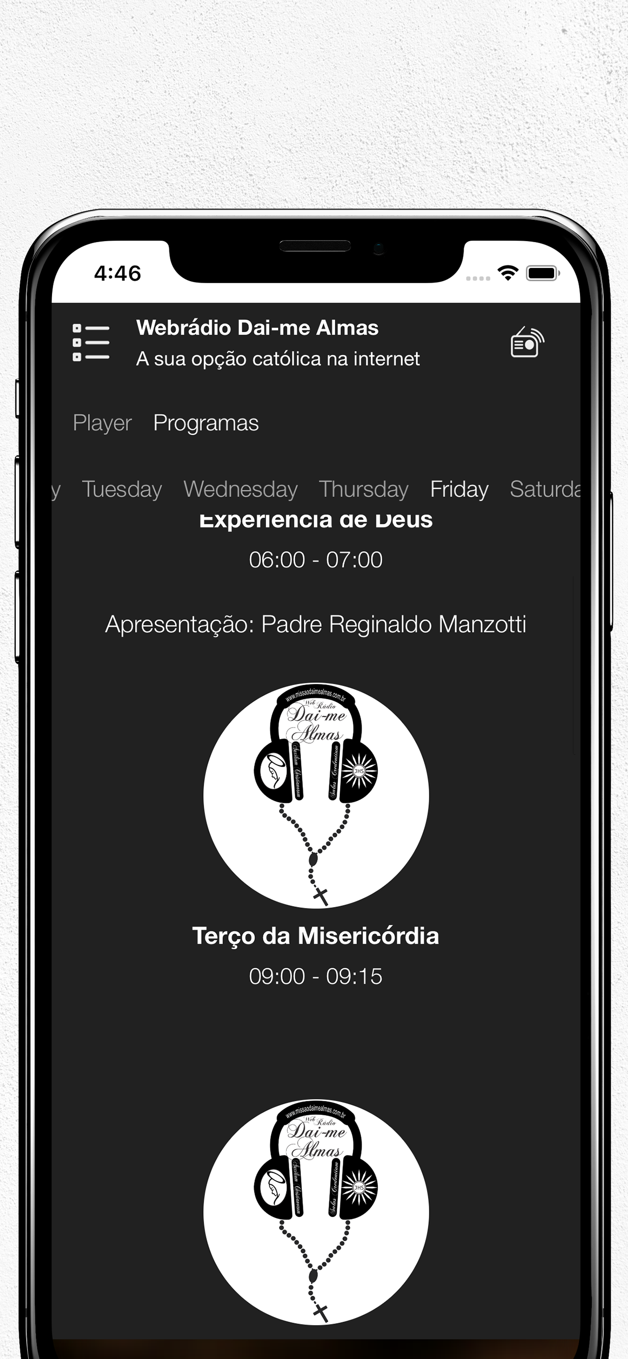 Webrádio Dai-me Almas screenshot 5