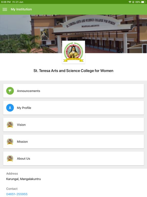 Screenshot #4 pour St.Teresa College for Women