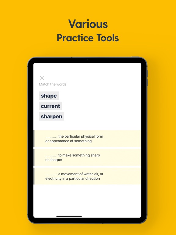 English Words for TOEFL iPad screenshot