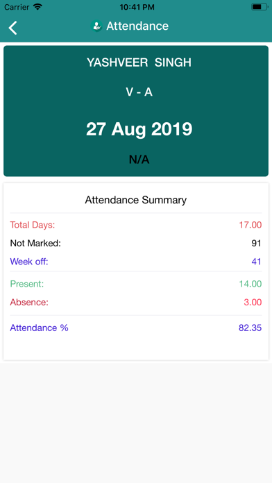 App screenshot