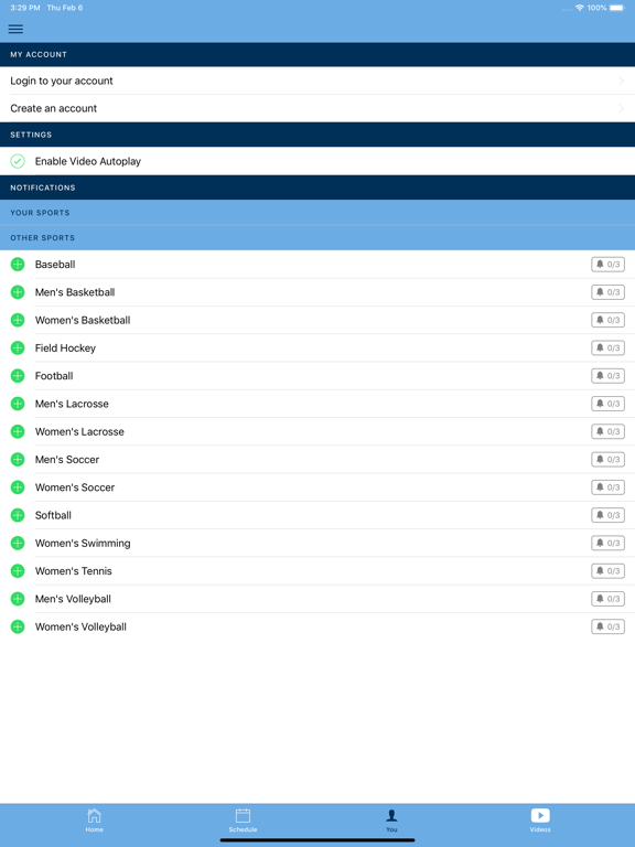 Kean University Athletics iPad screenshot 3 - Sports app