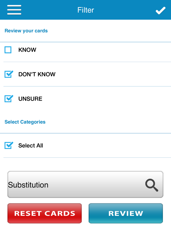 PCAT Organic Chem Cram Cards iPad screenshot 4 - Education app