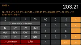 financial calculator++ iphone screenshot 2