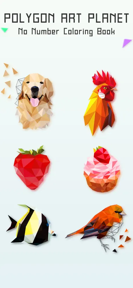 Poly Book: Puzzle Art Coloring