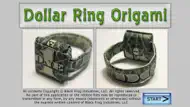Dollar Ring Origami iphone bilder 0