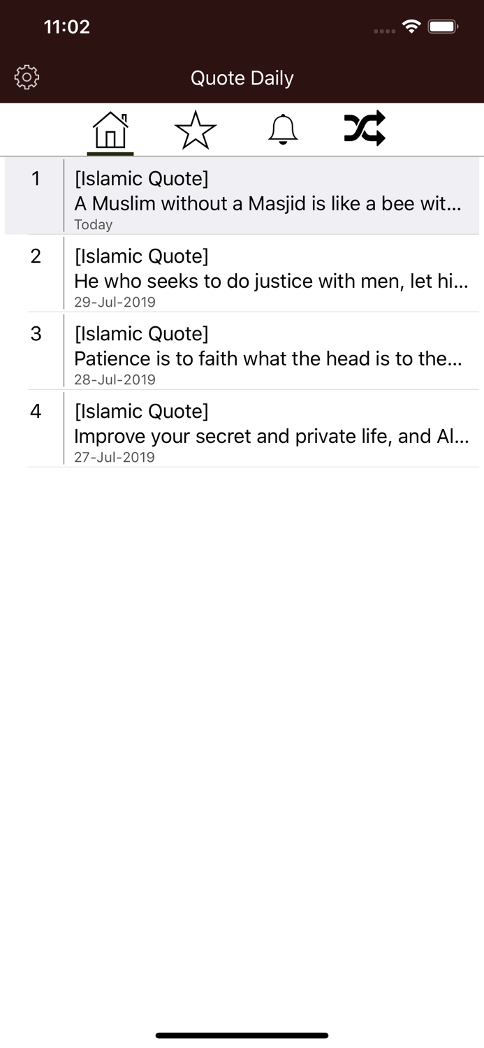 Islamic Quote of the Day Aqwal