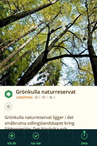 Linköpings Naturkarta - náhled