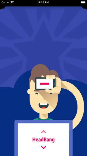 Phone Charades: HeadBangs-Up! screenshot 1