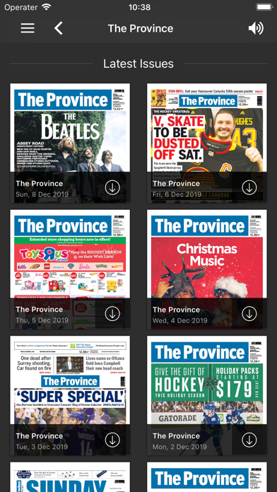 Screenshot #1 pour The Province ePaper