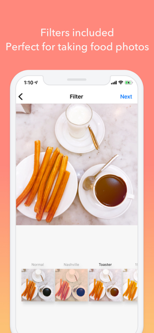 FoodyLife : Capture d'écran de l'application Food Diary