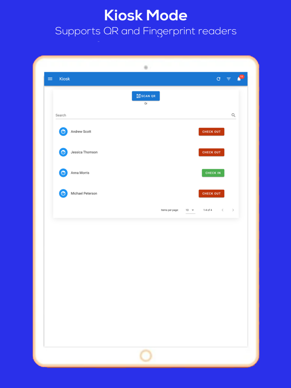 ACE Pay Regular.li Attendance iPad screenshot 6 - Productivity app