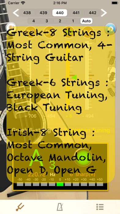 Bouzouki Tuner screenshot 3