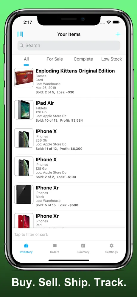 Inventory Now: product tracker