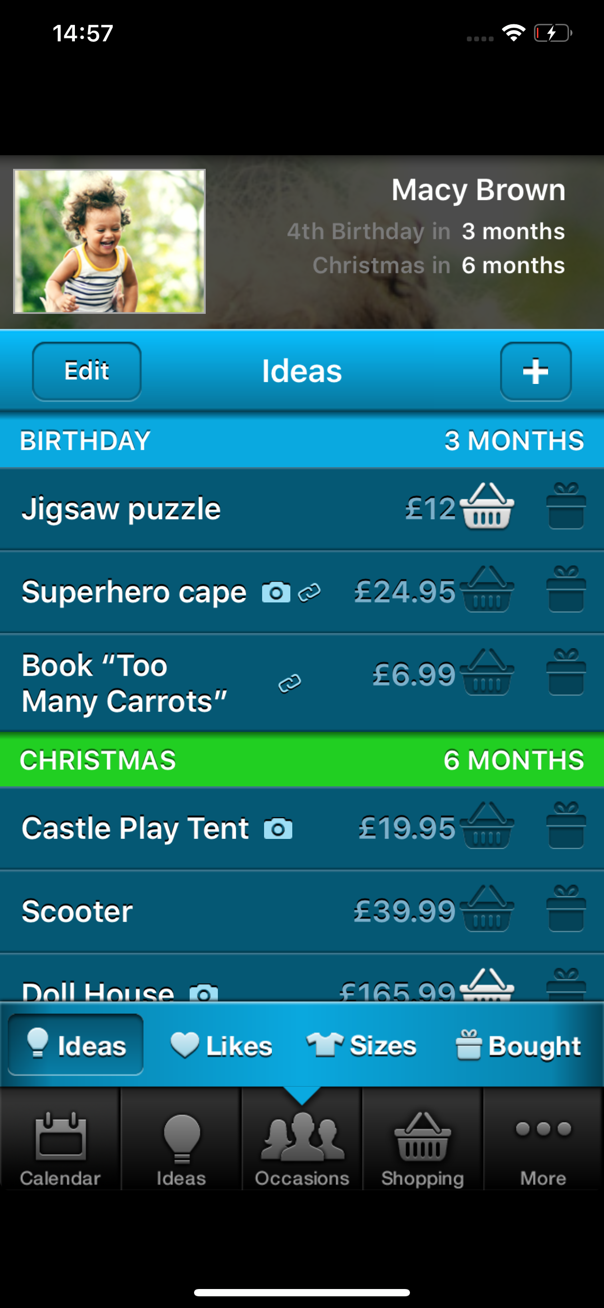 Gift Plan screenshot 6