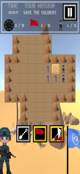 Game screenshot Trooper Sam - A Minesweeper apk