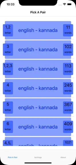 Game screenshot PickAPair Kannada - English mod apk