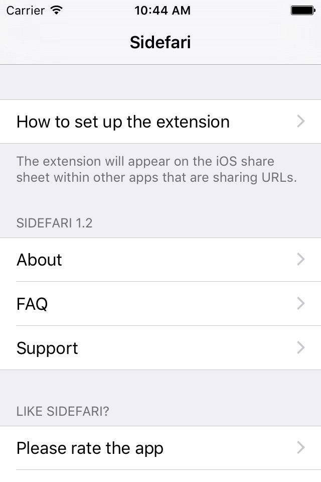 iPhone screenshot