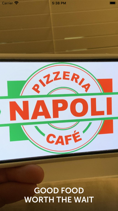 NAPOLI PIZZERIA & CAFE Screenshot 1 - AppWisp.com NAPOLI PIZZERIA & CAFE Screenshot 1 - AppWisp.com
