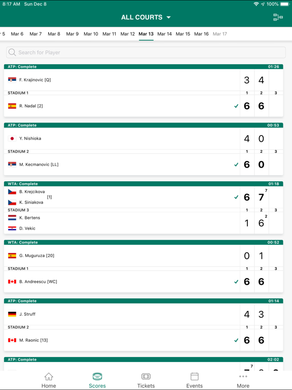 Screenshot #4 pour BNP Paribas Open