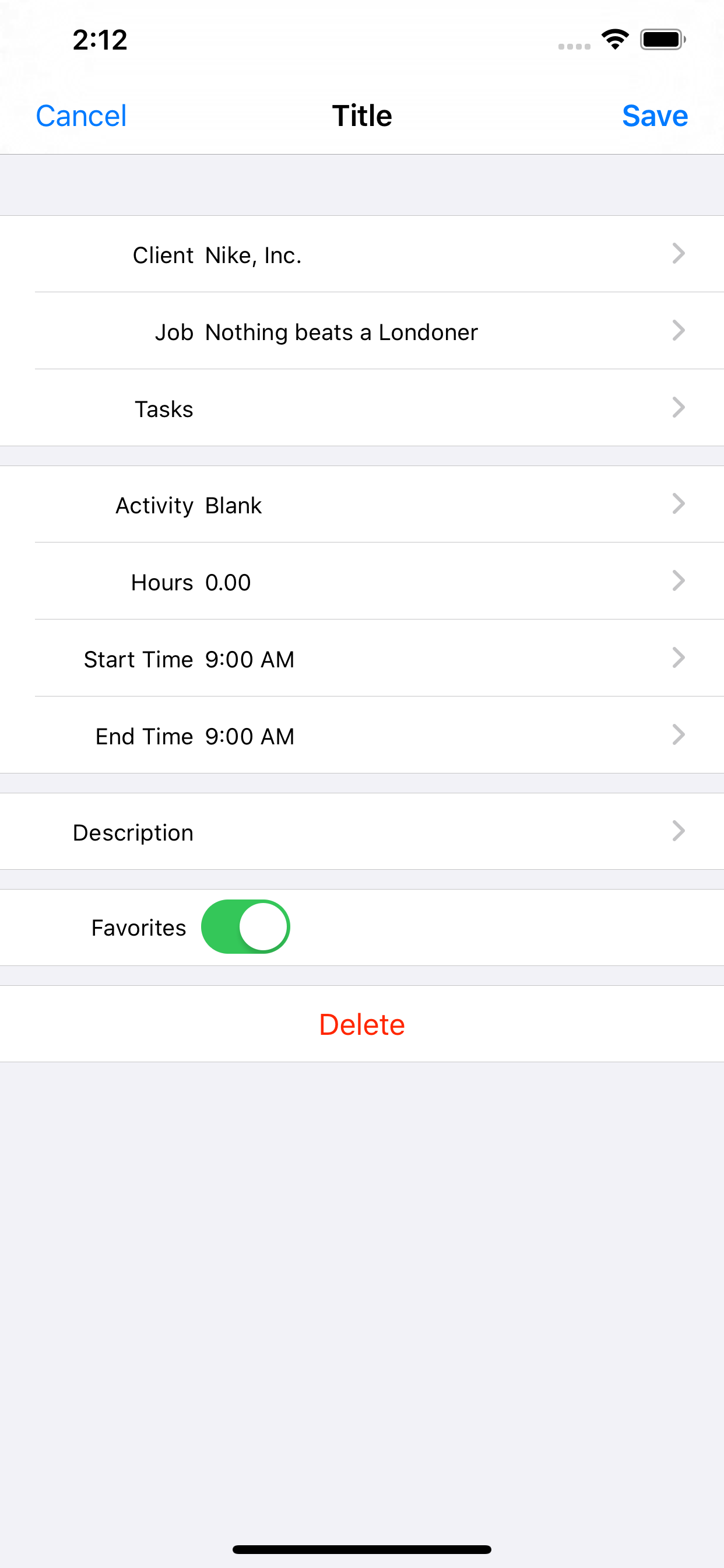 Paprika Timesheet