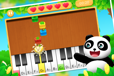 Panda Piano - Fruit Party - náhled