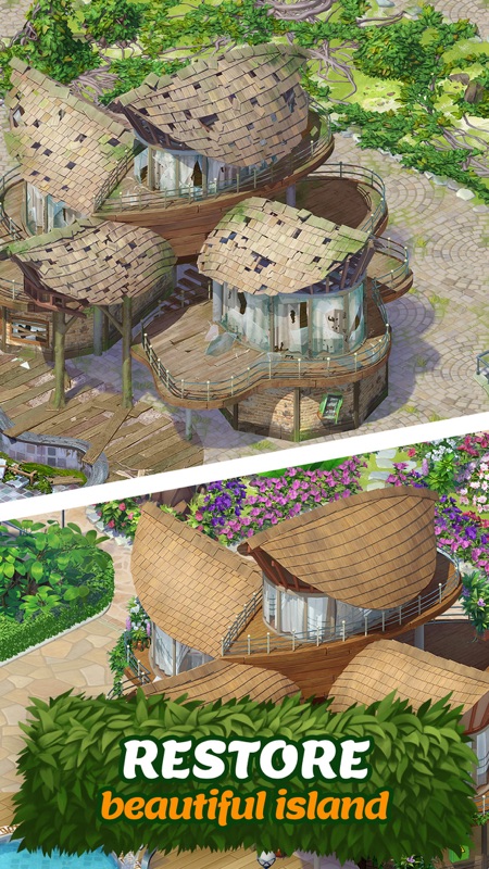 Tropical Forest: Match 3D Game screenshot 1