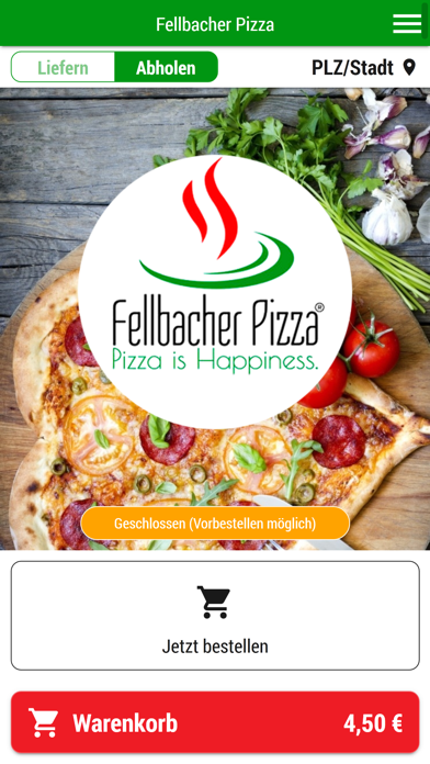 Screenshot #1 pour Fellbacher Pizza